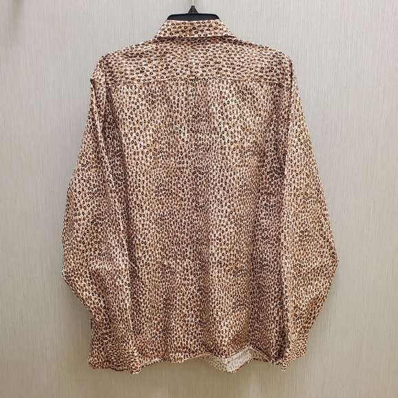 Ted Baker 'Dunston' Long Sleeve Retro Dot Shirt XL/XXL - Picture 6 of 11